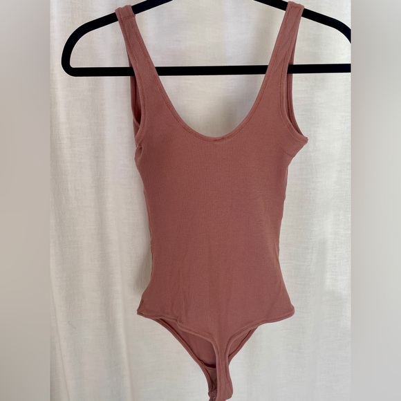 Skims Cotton Ribbed Bodysuit - Picture 2 of 3